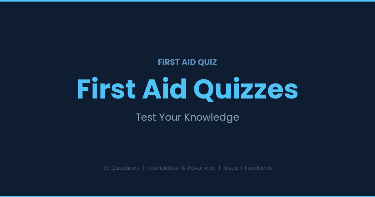 Mnemonic Quizzes - First Aid Quizzes